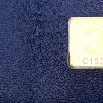 Chanel Tweed Quilted Mini Rectangular Flap Blue 6 of 10