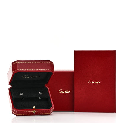Cartier 18K White Gold LOVE Earrings 5 of 5
