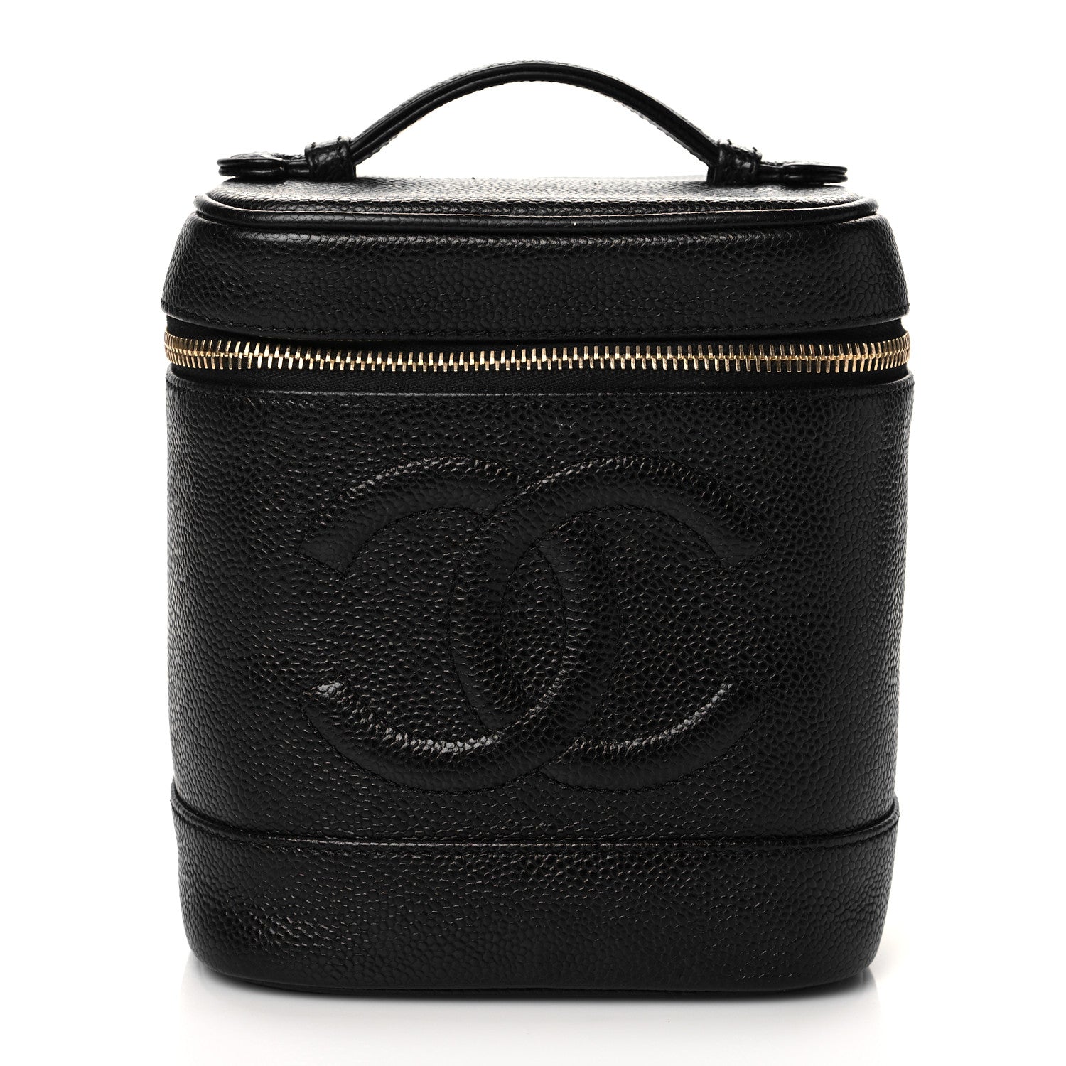 Chanel Caviar Vanity Cosmetic Case Black 1 of 13