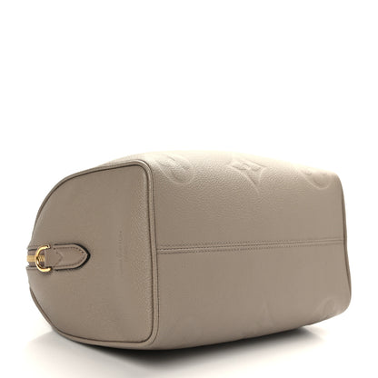 Louis Vuitton Empreinte Monogram Giant Speedy Bandouliere 25 Tourterelle 4 of 10
