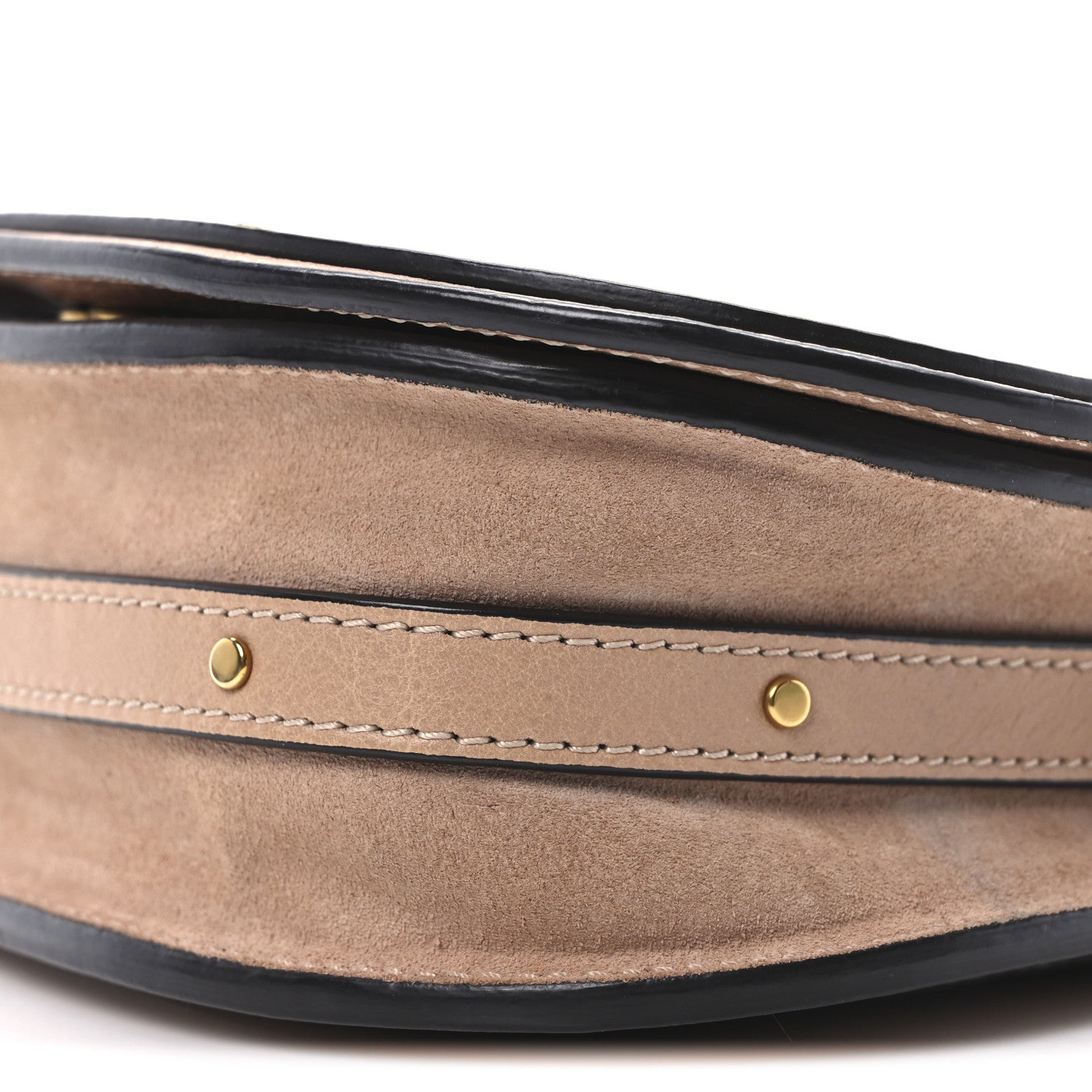 Chloe Calfskin Suede Nile Bracelet Bag Biscotti Beige 9 of 9
