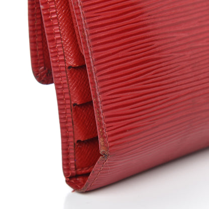 Louis Vuitton Epi Porte Tresor International Wallet Rouge 12 of 19