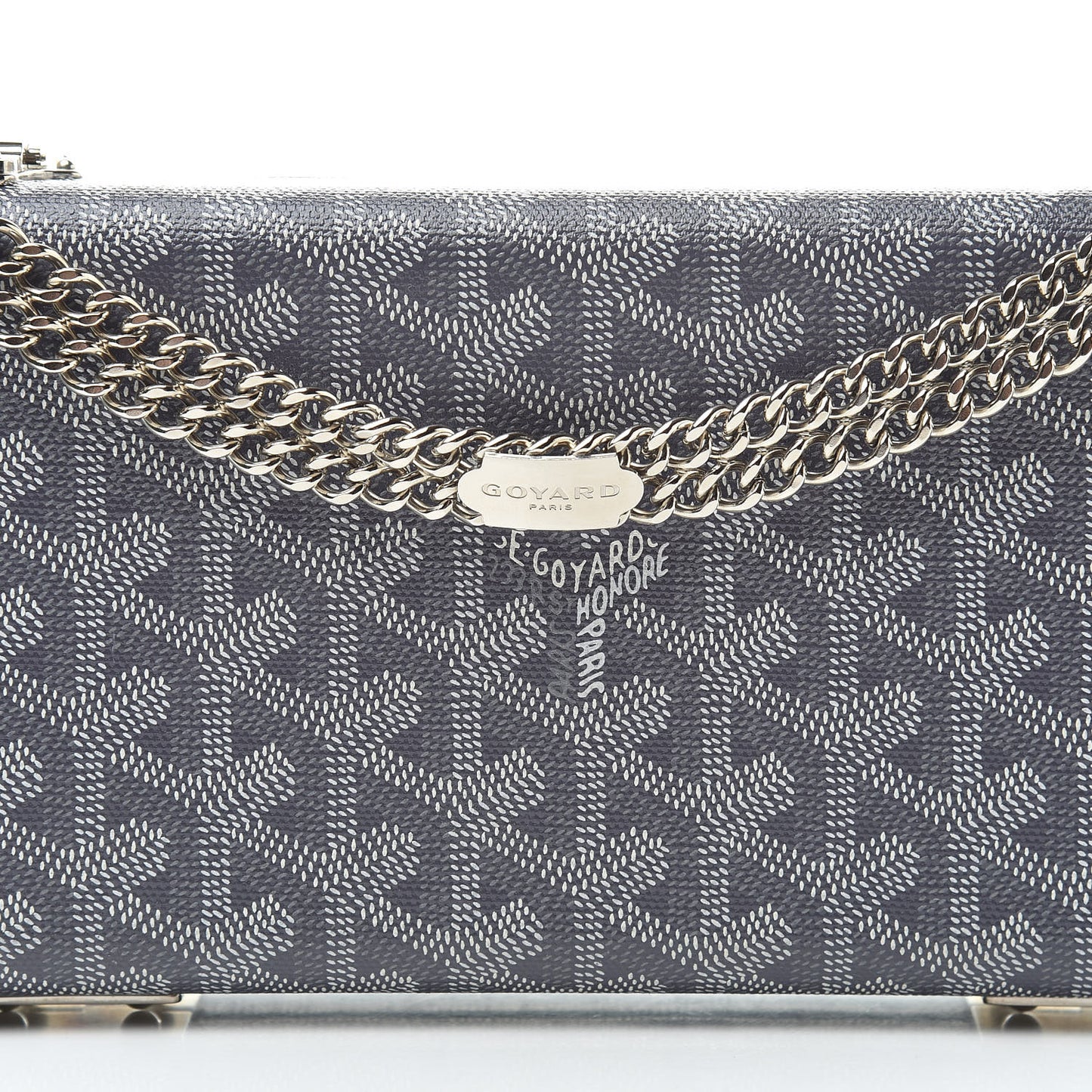 Goyardine Saint Honore Clutch Grey