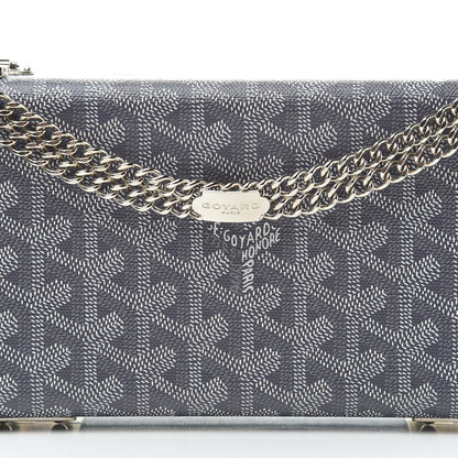 Goyard Goyardine Saint Honore Clutch Grey 8 of 13