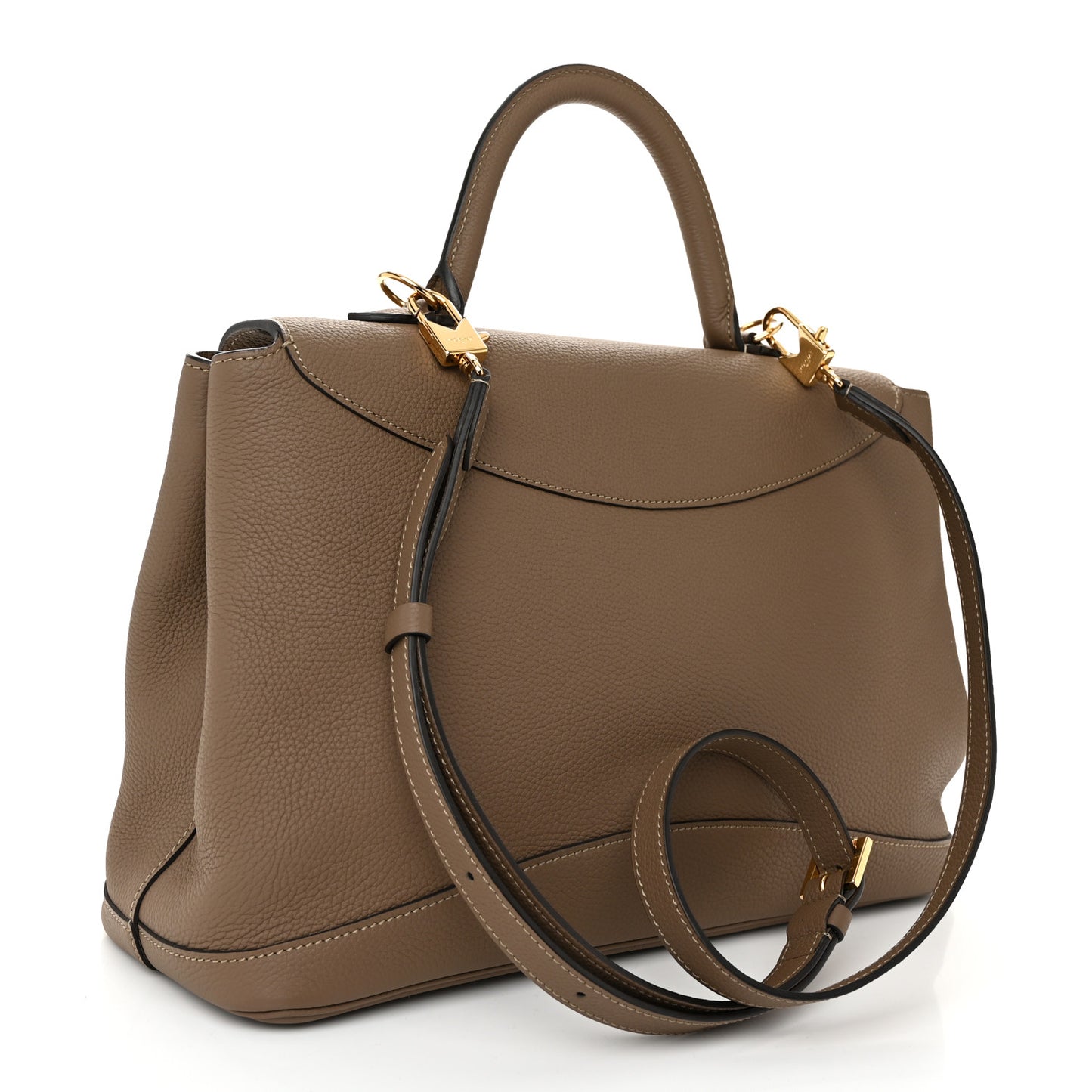 Taurillon Blush Calfskin Gabby MM Taupe