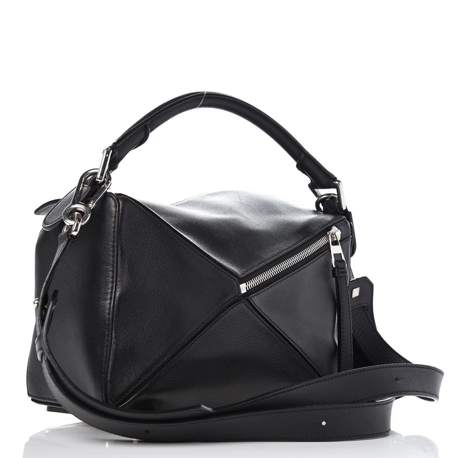 Loewe Calfskin Small Puzzle Bag Black 3 of 11