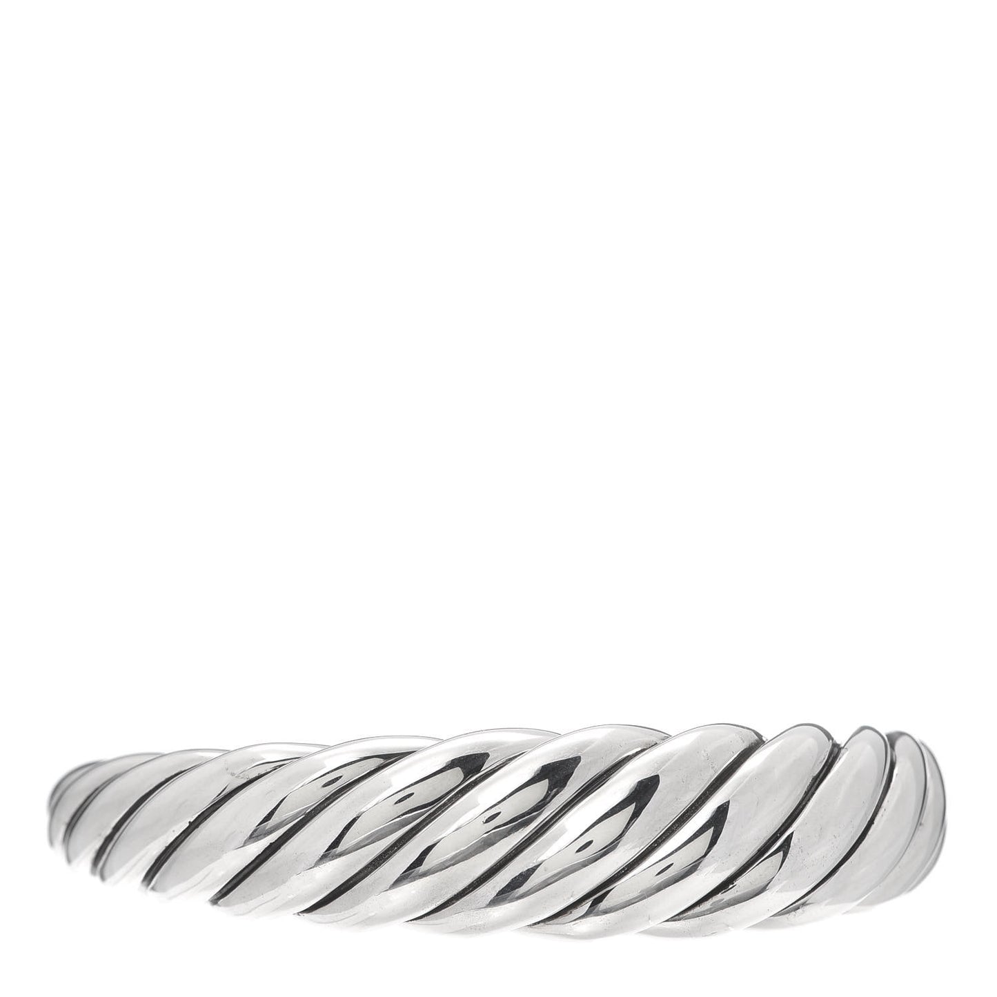 Sterling Silver 17mm Pure Form Cable Bracelet