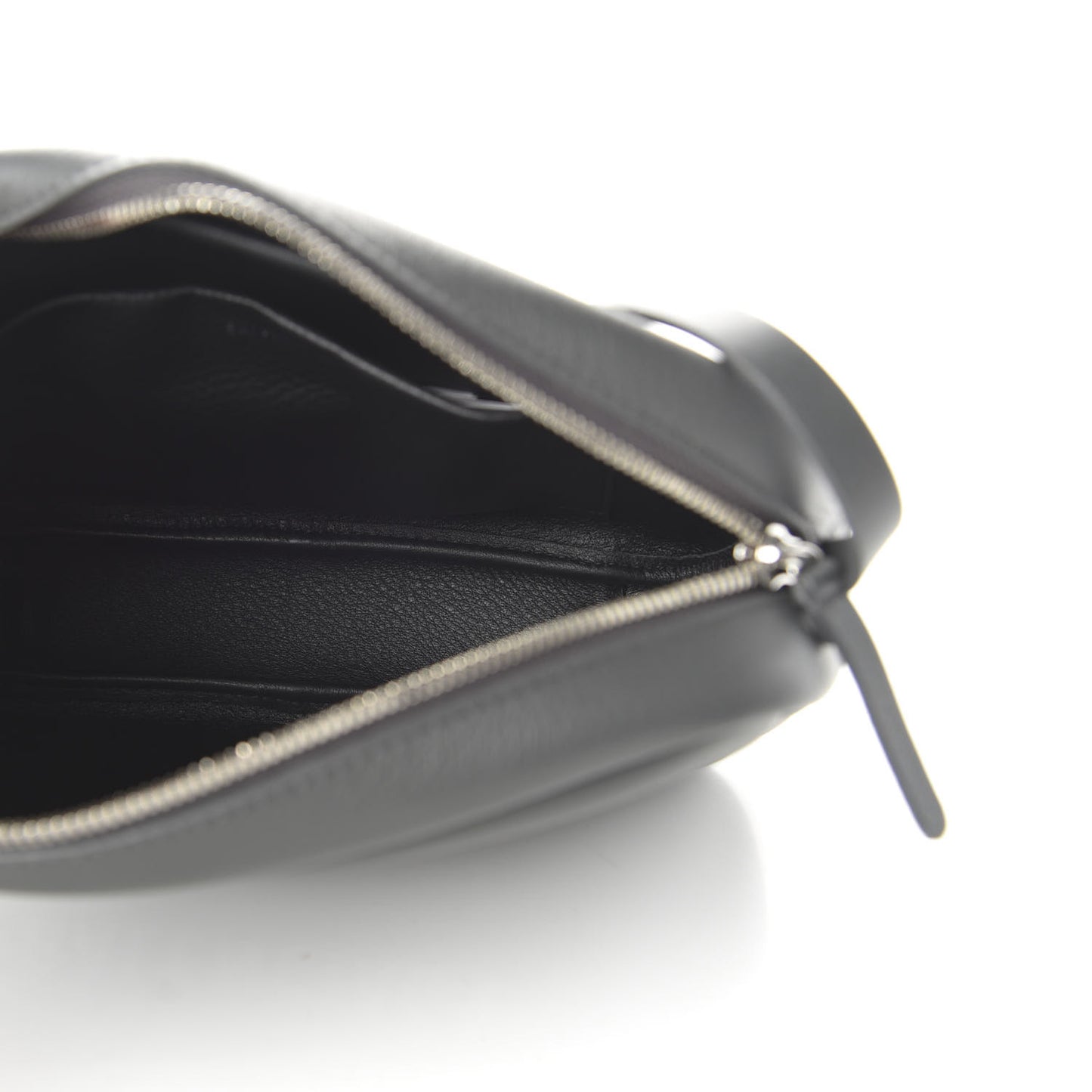 Smooth Calfskin Logo S Everyday Camera Bag Gris Fossile White