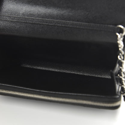 Chanel Caviar Quilted Wallet on Removable Chain Black 5 of 12