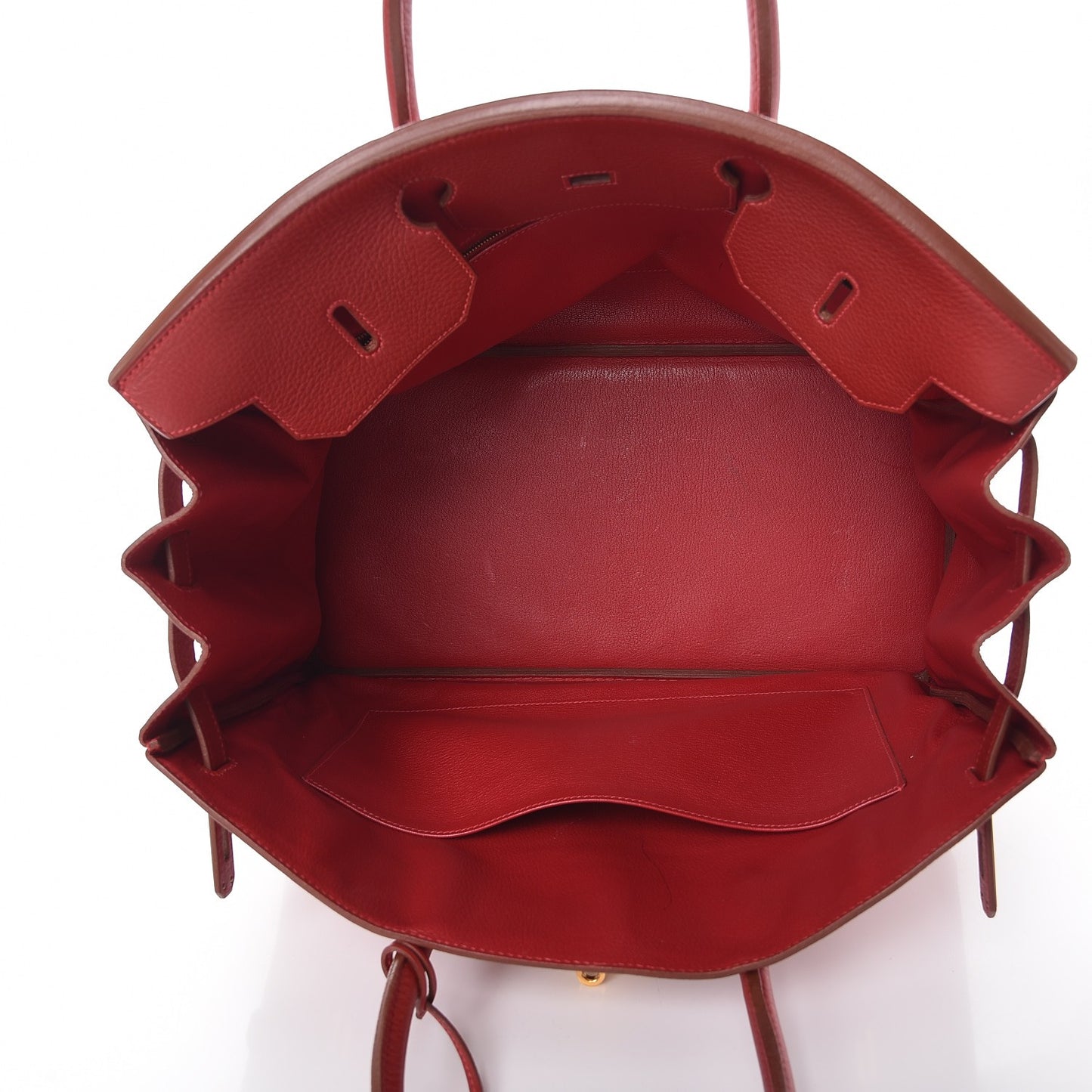 Taurillon Clemence Birkin 40 Rouge Casaque
