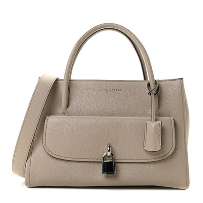 Marc Jacobs Calfskin Lock That Tote Mink 1 of 9