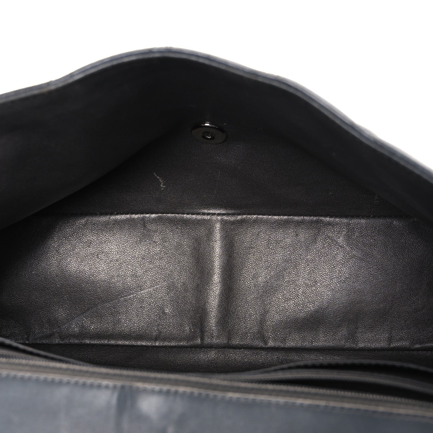 Chanel Lambskin Quilted Jumbo Single Flap Grey 5 of 12