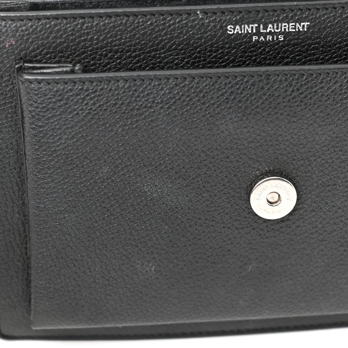 Grained Calfskin Small Monogram Sunset Black