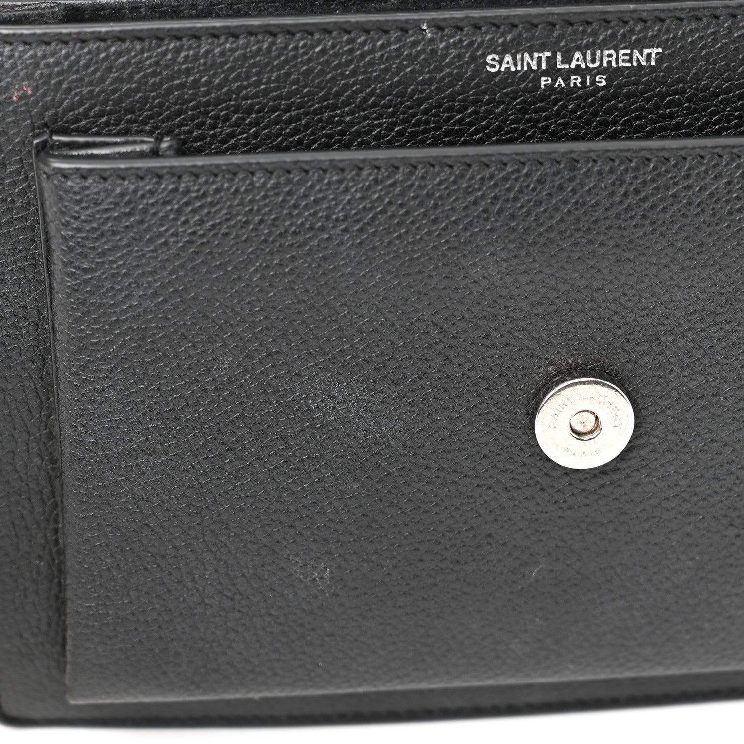 Saint Laurent Grained Calfskin Small Monogram Sunset Black 13 of 16