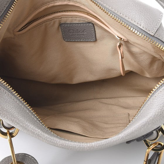 Calfskin Medium Paraty Cashmere Grey