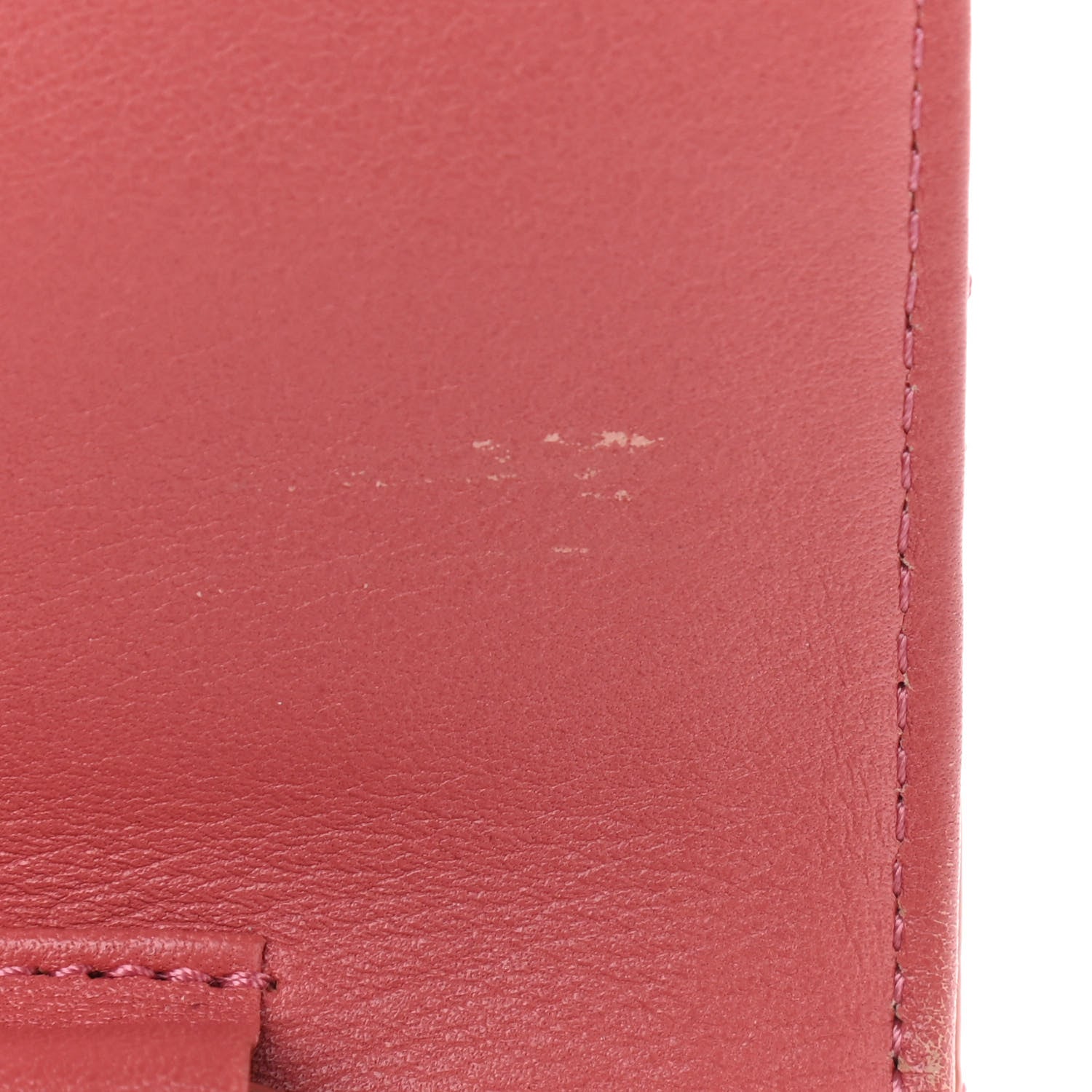 Chanel Patent Quilted Brilliant Wallet On Chain WOC Coral 11 of 15