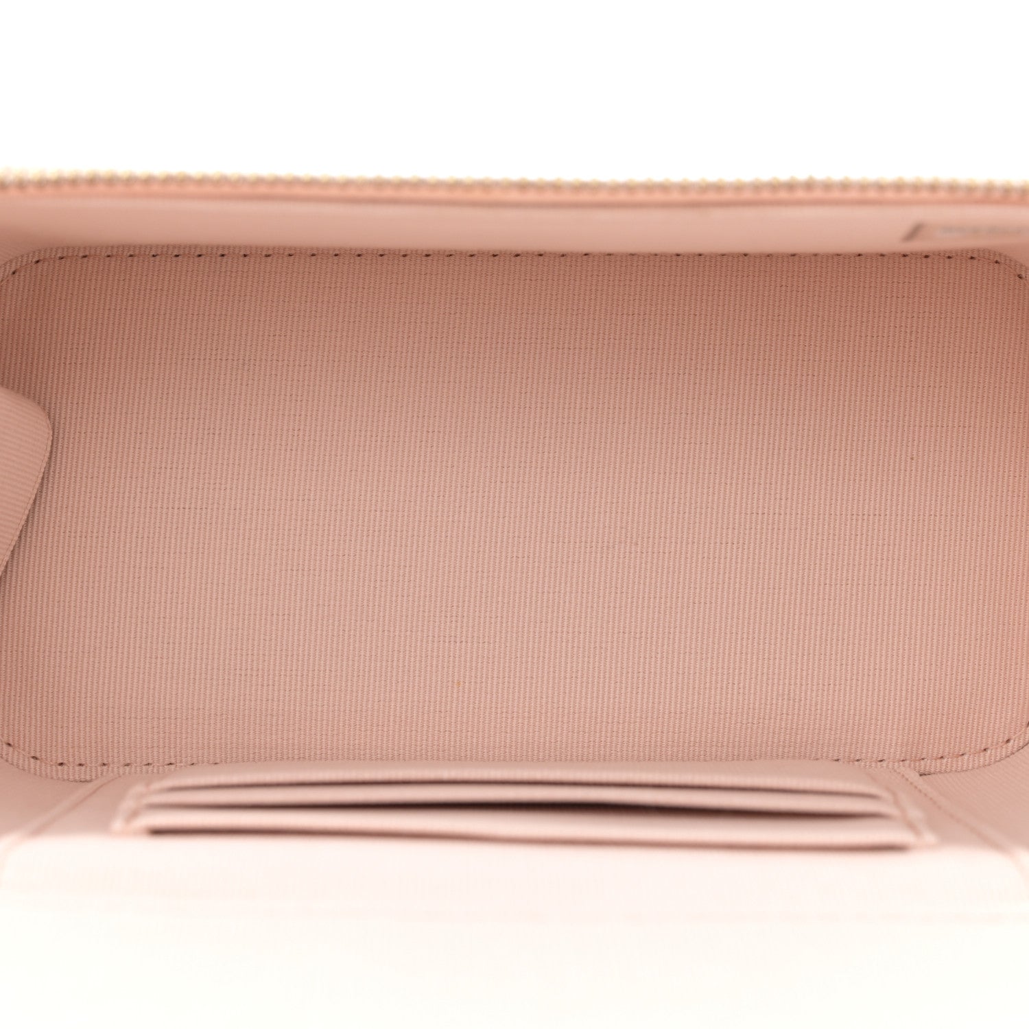 Chanel Caviar Quilted Small Vanity Case With Chain Light Beige 5 of 11