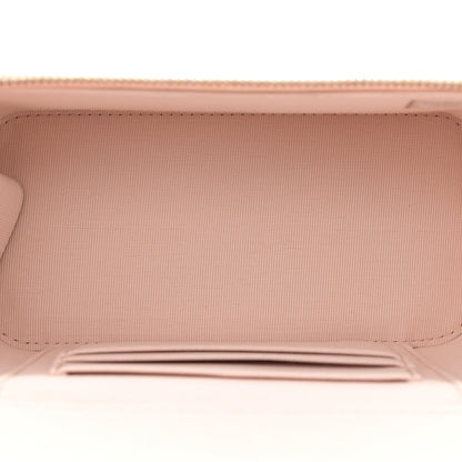 Chanel Caviar Quilted Small Vanity Case With Chain Light Beige 5 of 11