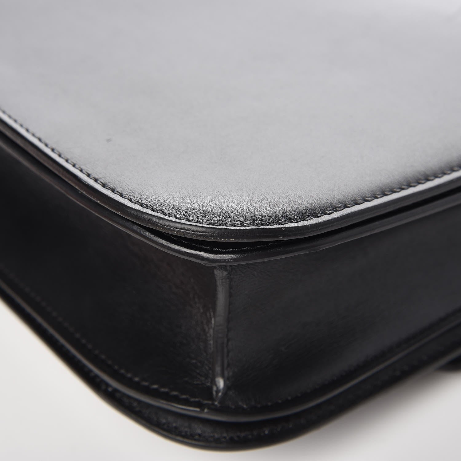Celine Box Calfskin Medium Classic Box Flap Bag Black 10 of 14