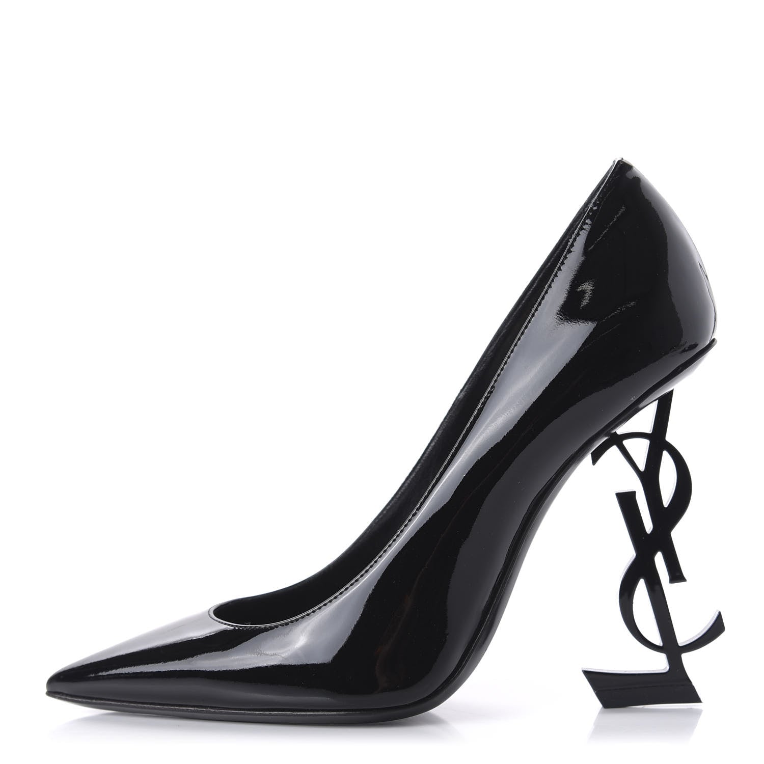 Saint Laurent Metallic Lambskin Opyum 110 Sandals 35 Oro 1 of 10