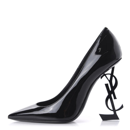 Saint Laurent Metallic Lambskin Opyum 110 Sandals 35 Oro 1 of 10