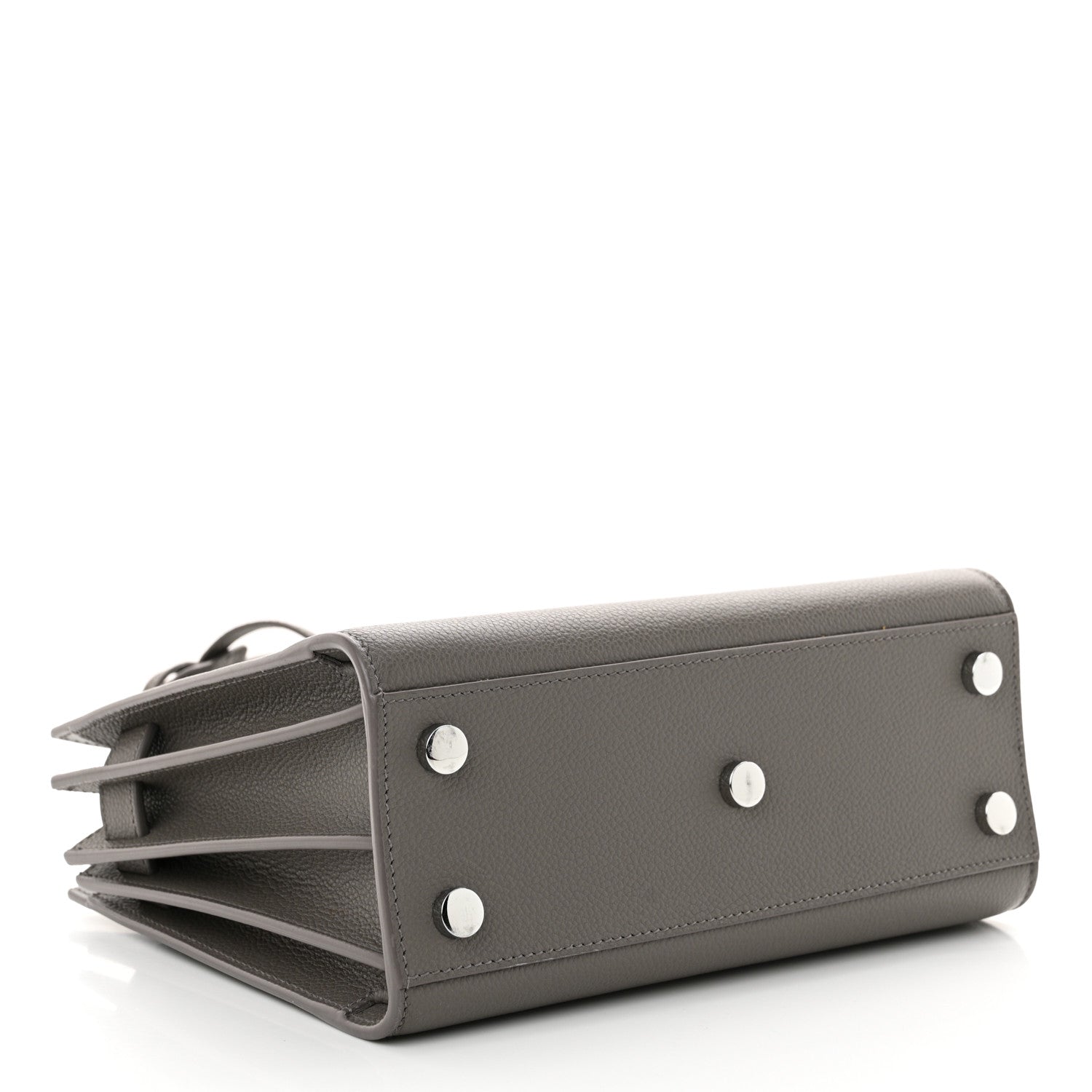 Saint Laurent Grained Calfskin Nano Sac De Jour Fog 4 of 11
