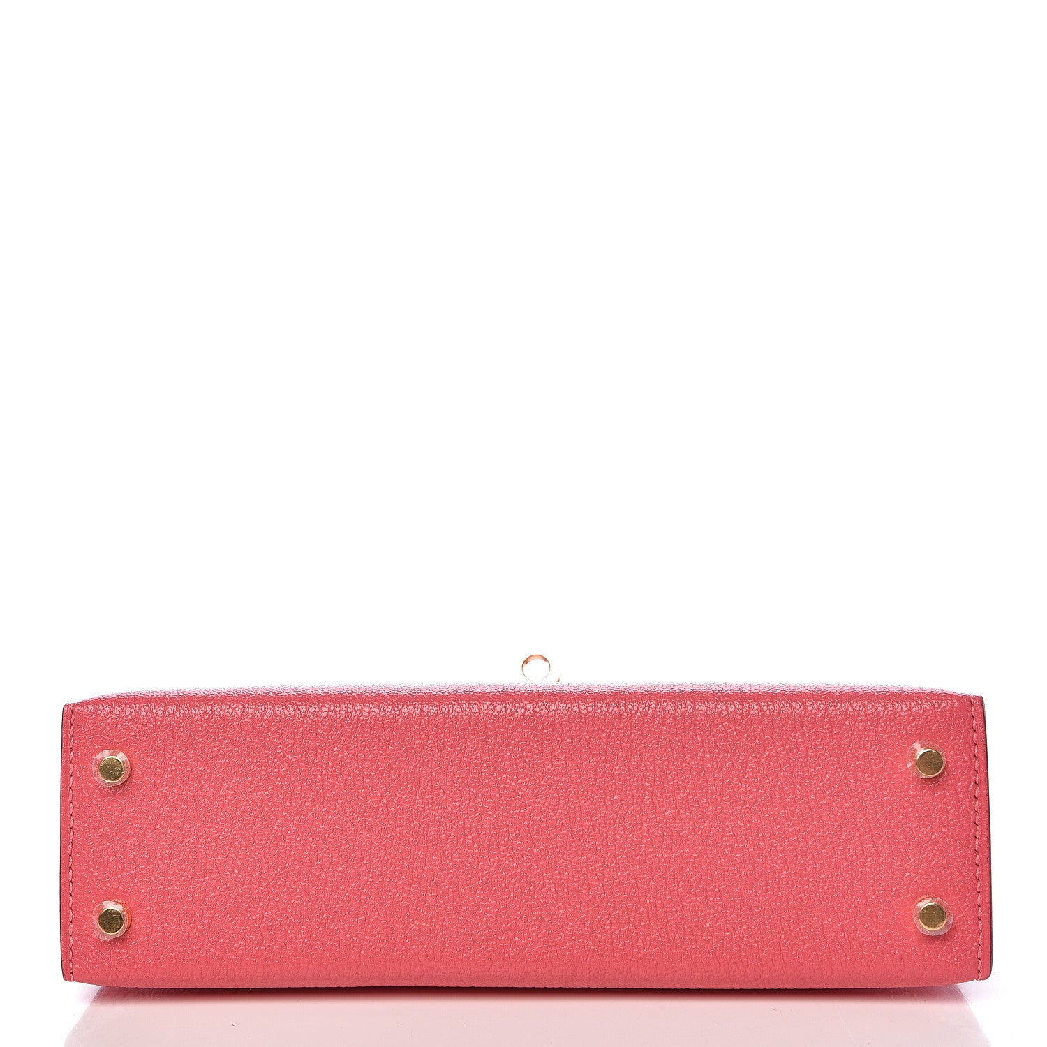 Hermes Chevre Mysore Mini Kelly Sellier 20 Rose Lipstick 6 of 31