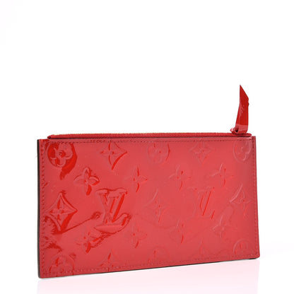 Louis Vuitton Vernis Felicie Chain Wallet Zippered Insert Cherry 3 of 6