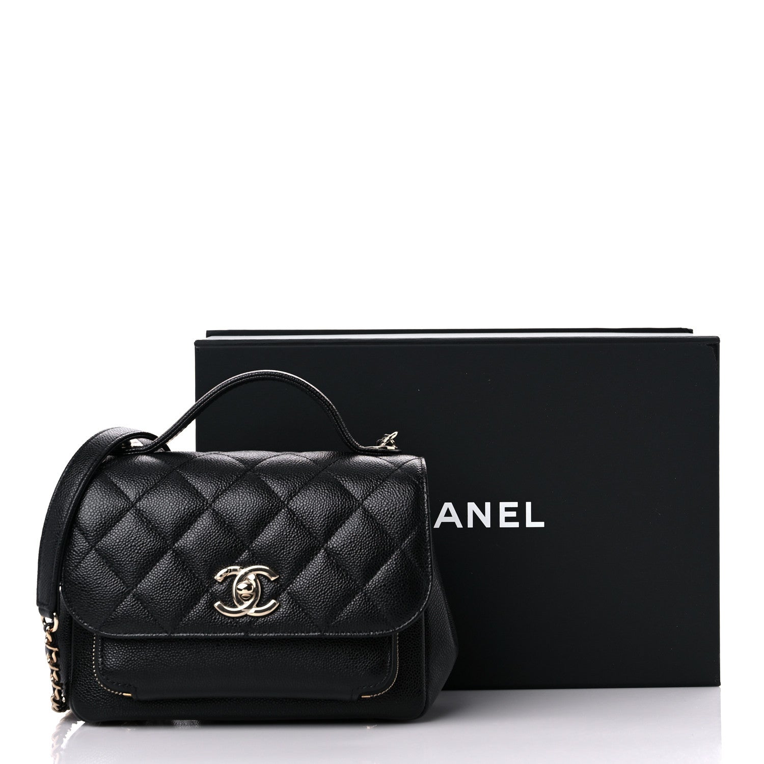 Chanel Caviar Quilted Small Business Affinity Flap Black 10 of 10