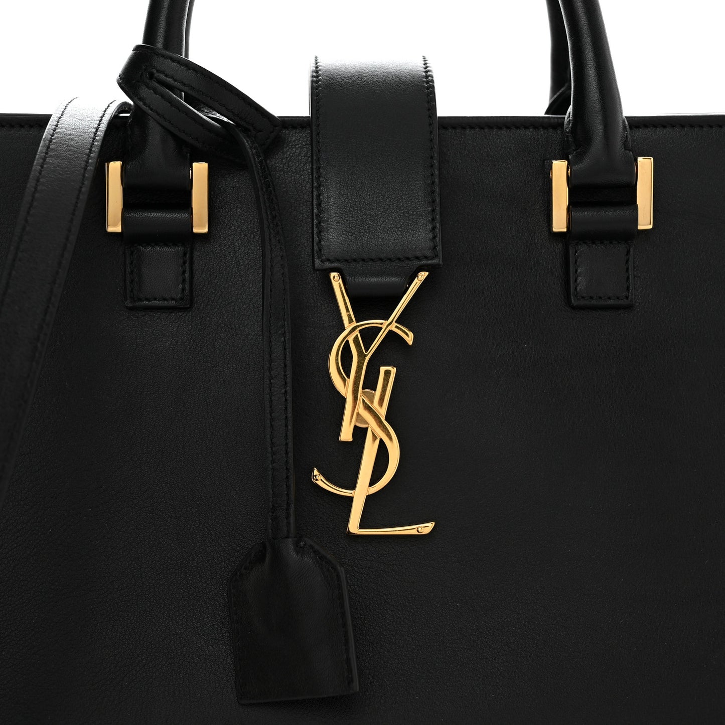 Smooth Calfskin Small Cabas Monogram Black
