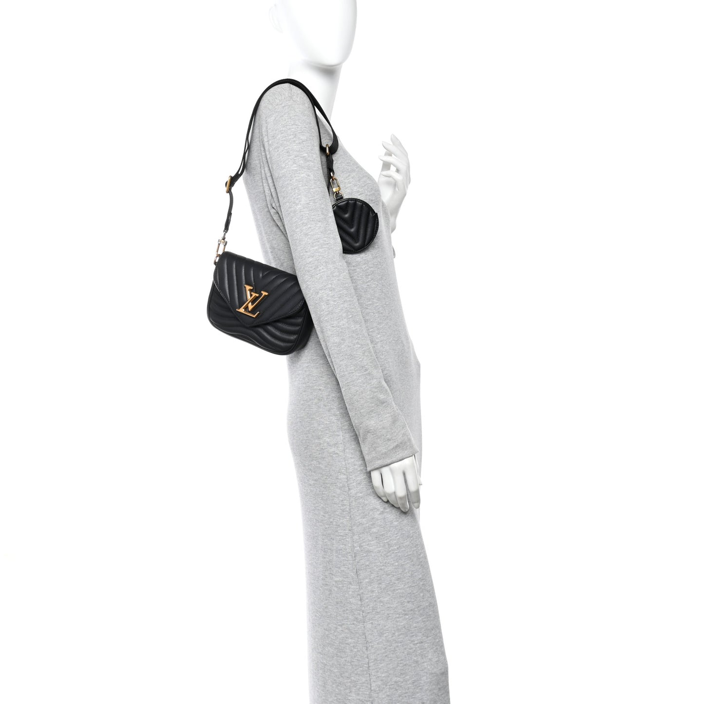 Calfskin New Wave Multi Pochette Black