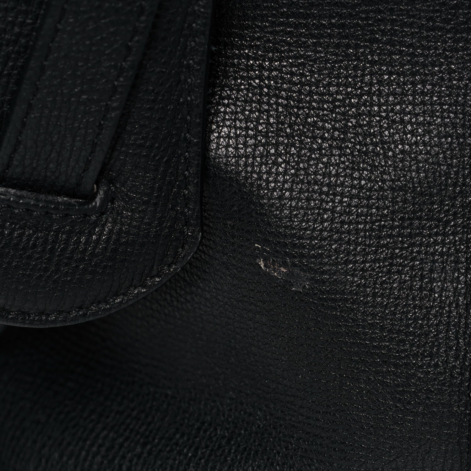 Burberry Grainy Calfskin House Check Mason Diaper Tote Black 15 of 16