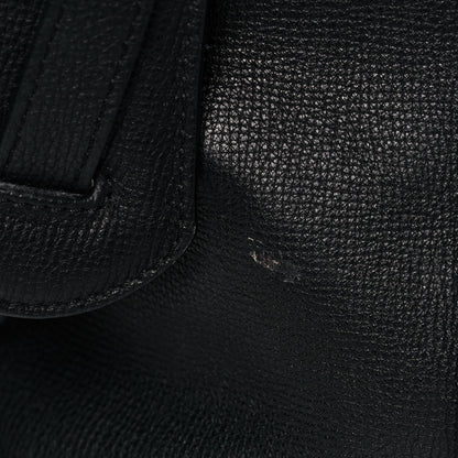 Burberry Grainy Calfskin House Check Mason Diaper Tote Black 15 of 16