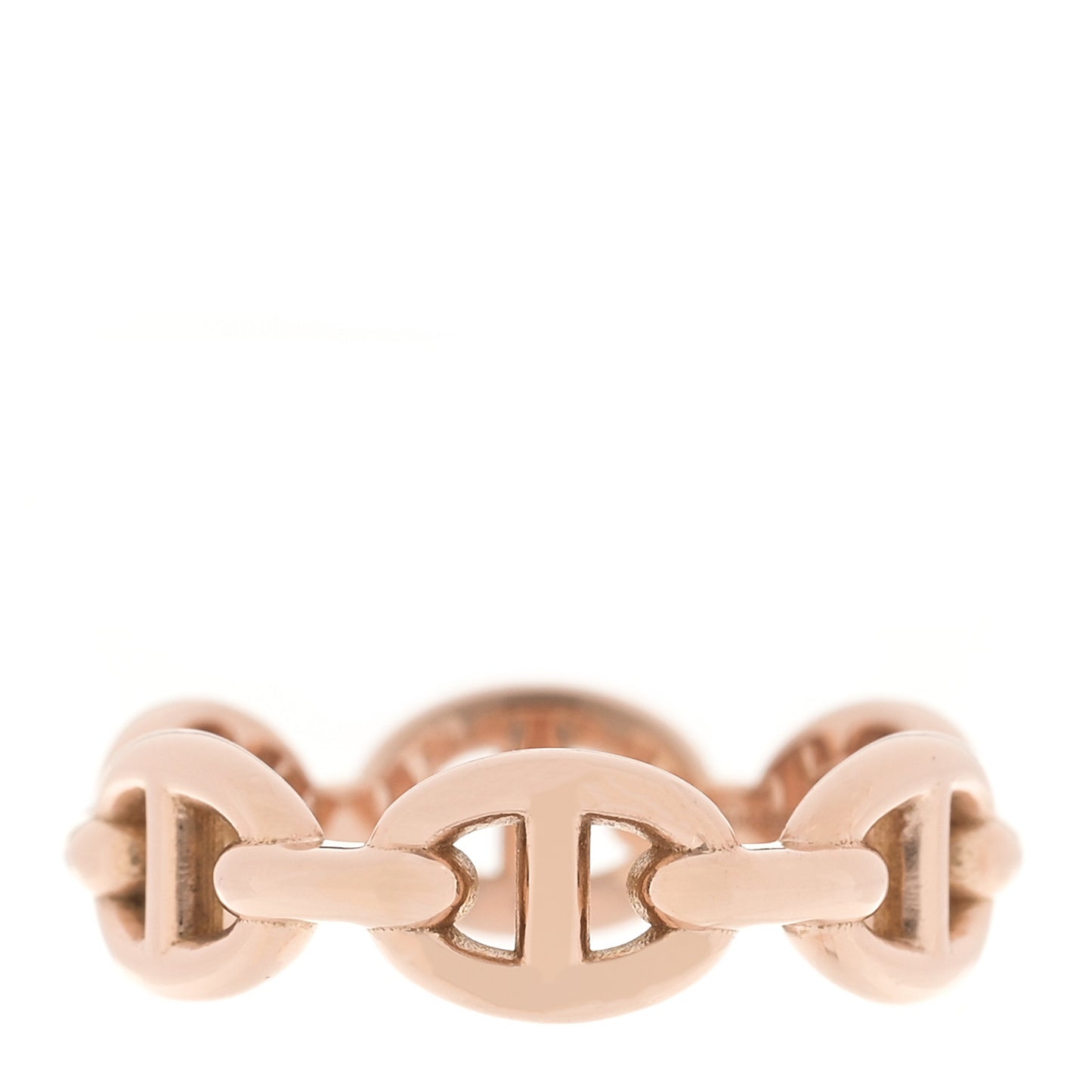 18K Rose Gold PM Chaine d'Ancre Enchainee Ring 51 5.75