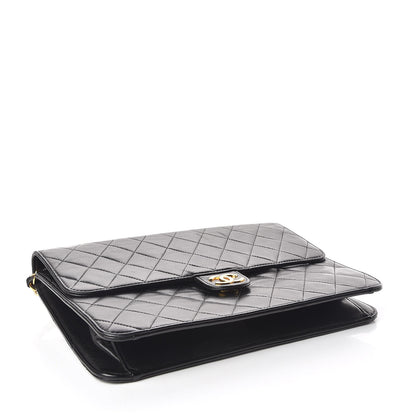Chanel Lambskin Quilted Medium Single Flap Black 4 of 11