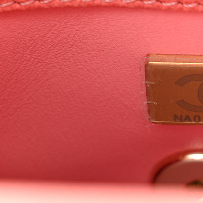 Chanel Caviar Quilted Extra Mini Coco Handle Flap Pink 7 of 11
