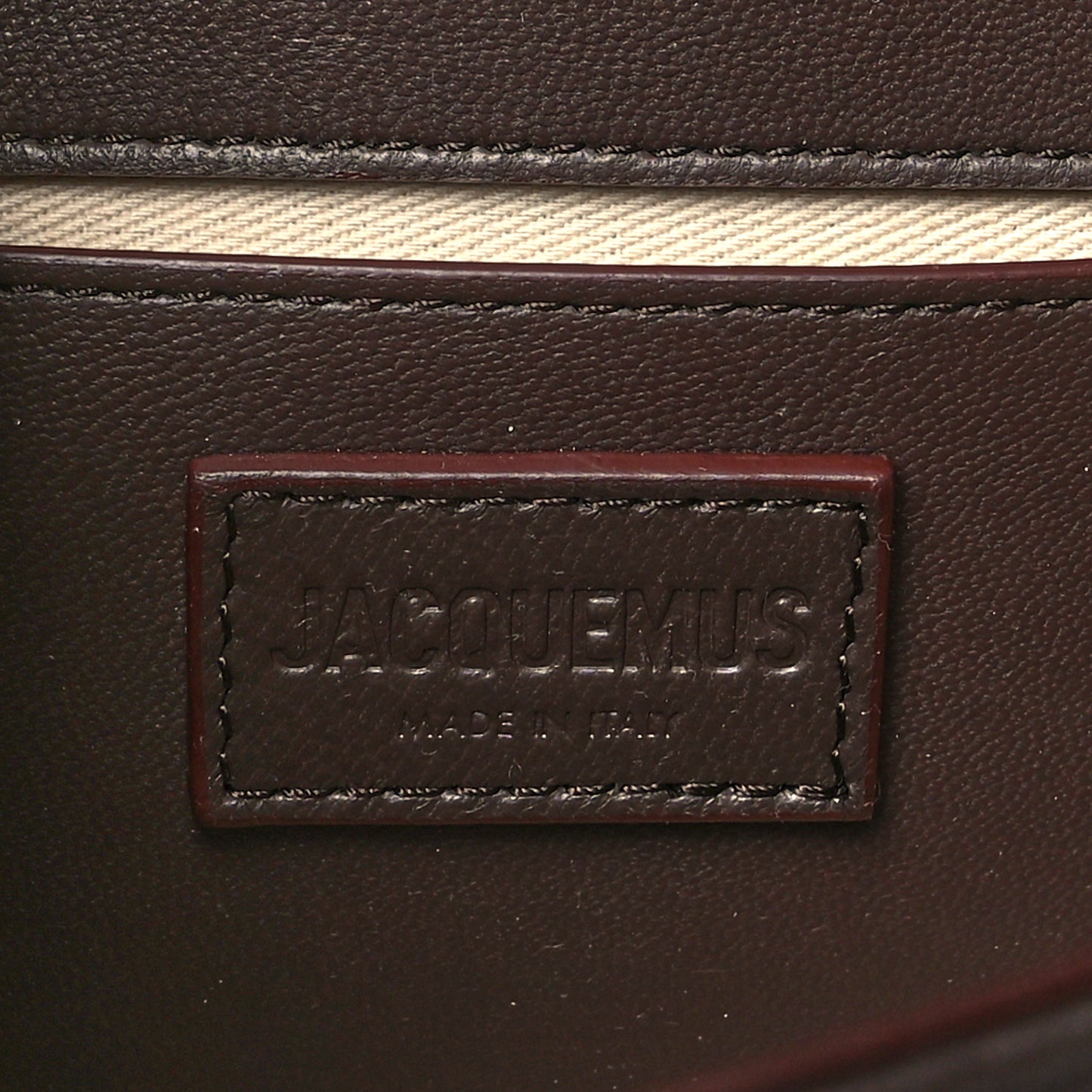 Padded Lambskin Le Bambimou Brown