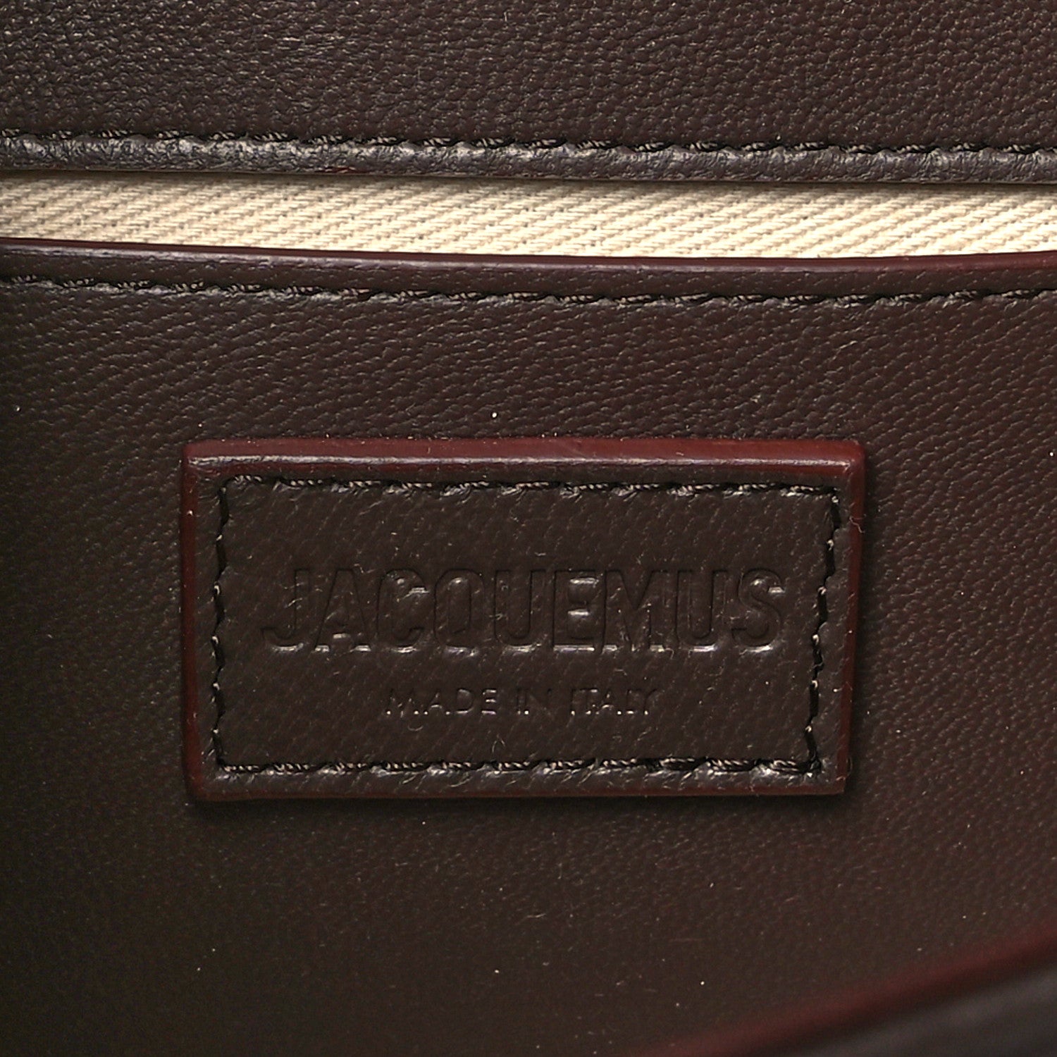 Jacquemus Padded Lambskin Le Bambimou Brown 6 of 9