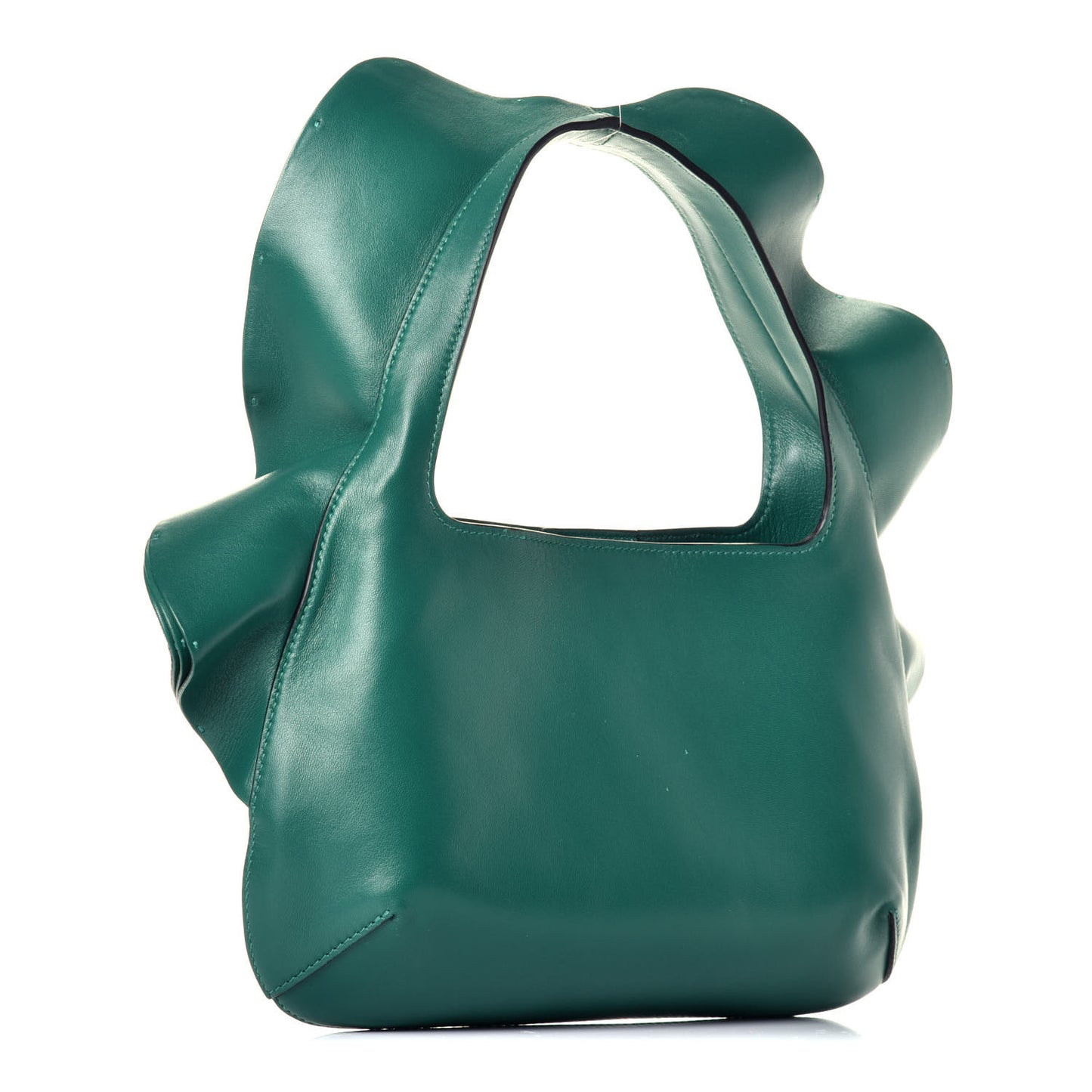 Nappa Atelier 04 Rouches Edition Small Ruffle Hobo Jungle