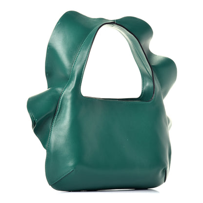 Valentino Garavani Nappa Atelier 04 Rouches Edition Small Ruffle Hobo Jungle 3 of 9