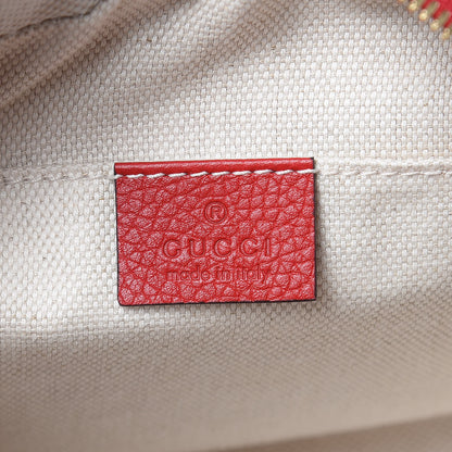Gucci Pebbled Calfskin Small Soho Disco Bag Tabasco Red 6 of 10