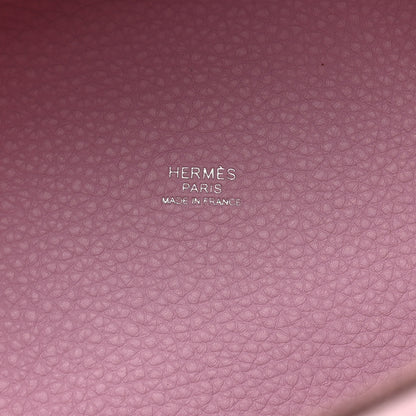 Hermes Taurillon Clemence Picotin Lock 18 PM Mauve Sylvestre 6 of 11
