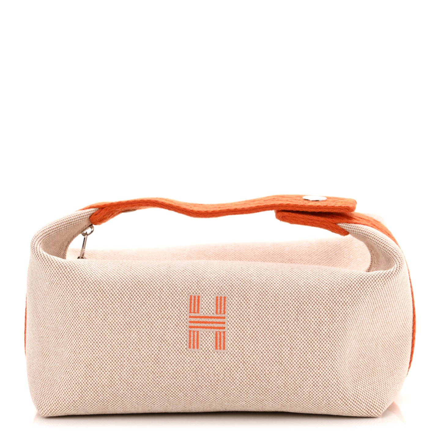 Canvas Small Bride-A-Brac Pouch Natural Orange