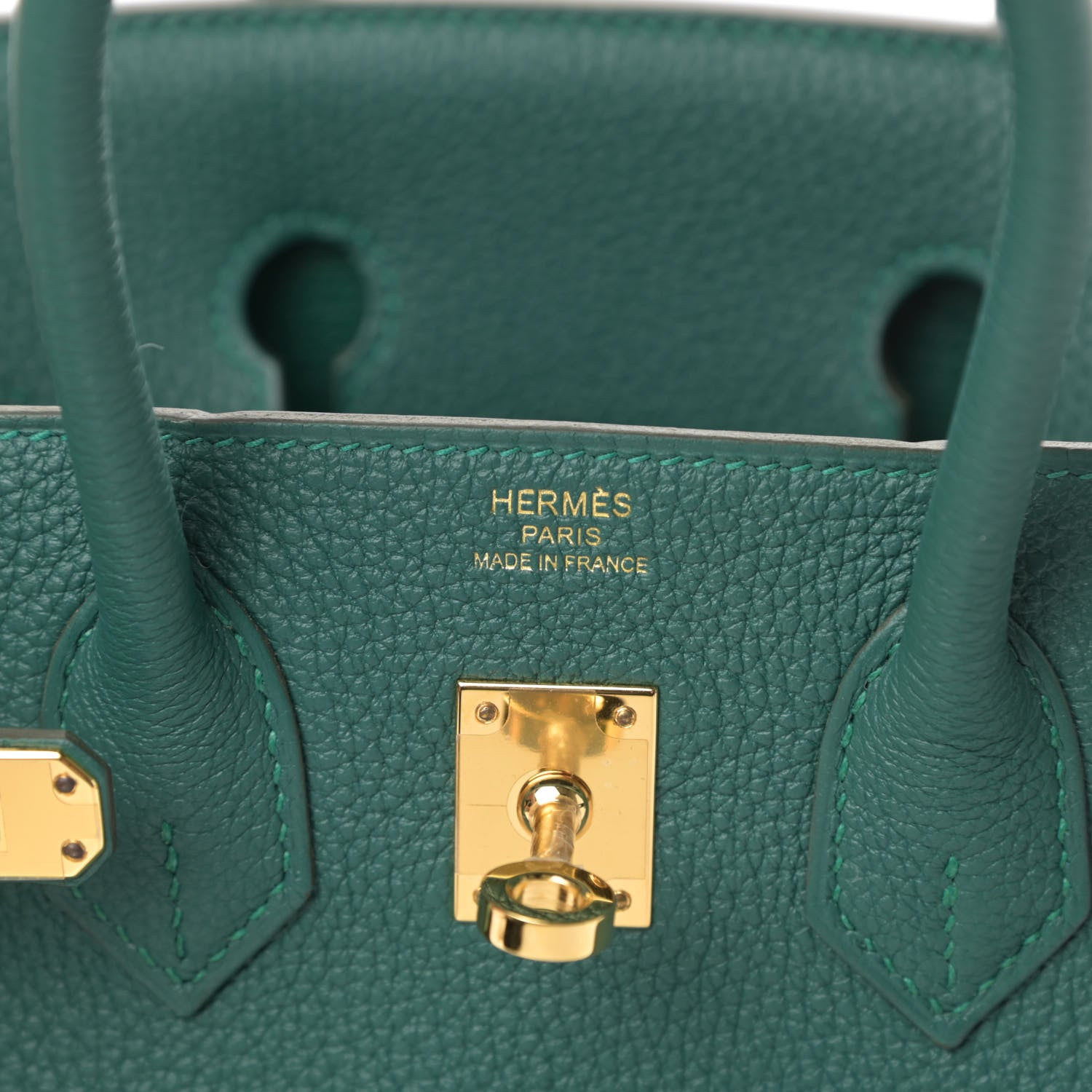 Hermes Togo Birkin 25 Malachite 6 of 11