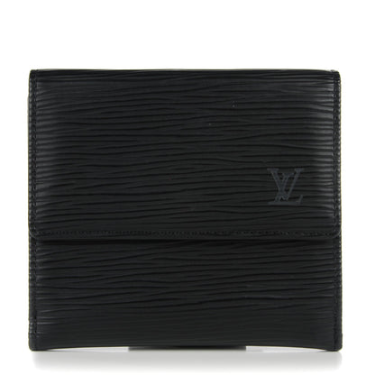 Louis Vuitton Epi Elise Wallet Black 1 of 7