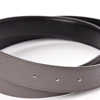 Hermes Box Togo 32mm H Belt 90 Black Etain 4 of 7