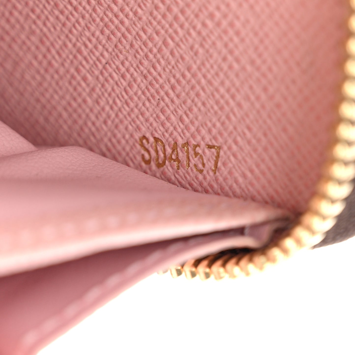 Monogram Zippy Wallet Rose Ballerine