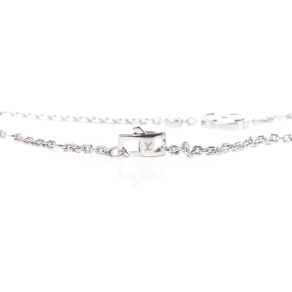 Louis Vuitton 18K White Gold Diamond Idylle Blossom Bracelet 4 of 5