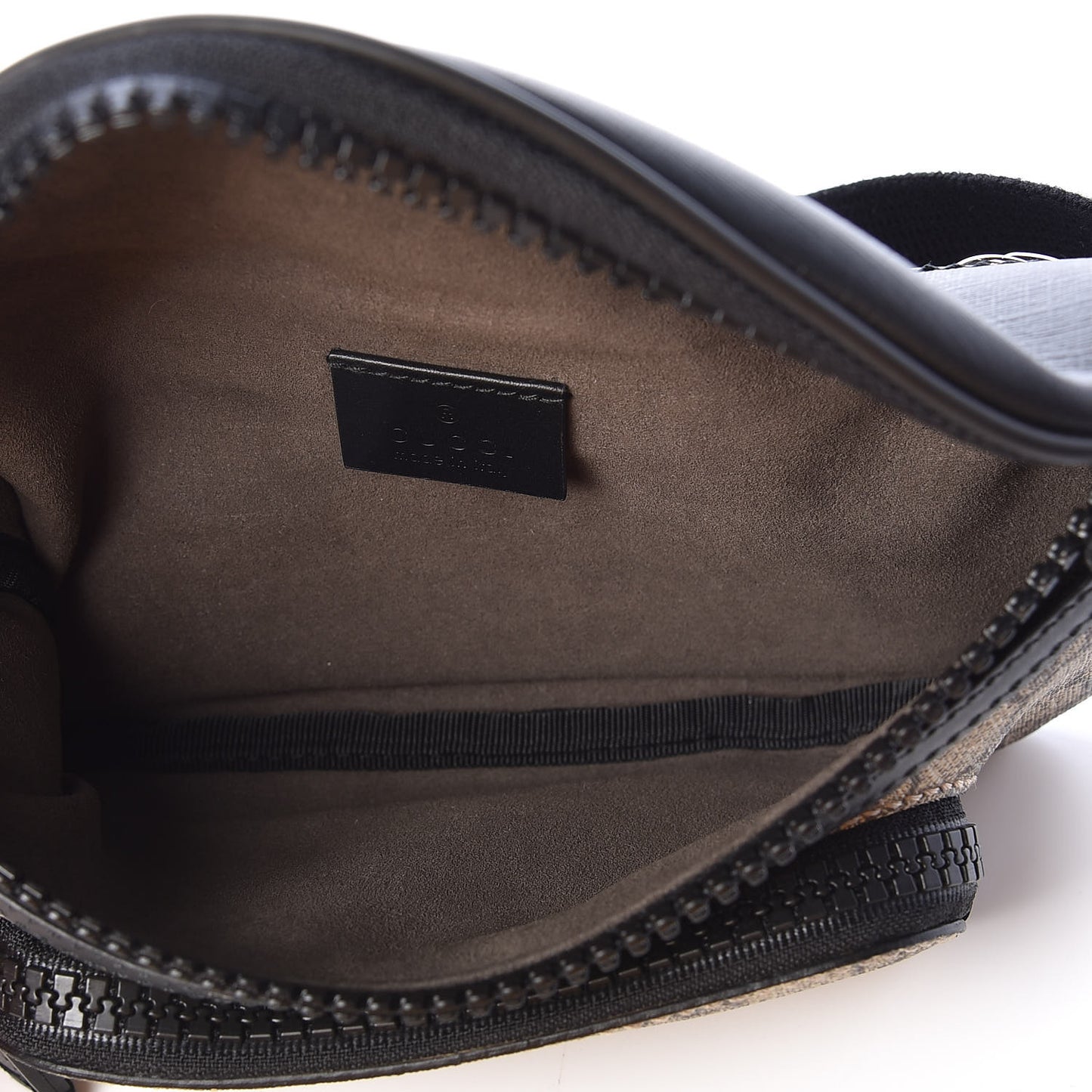 GG Supreme Monogram Belt Bag Black