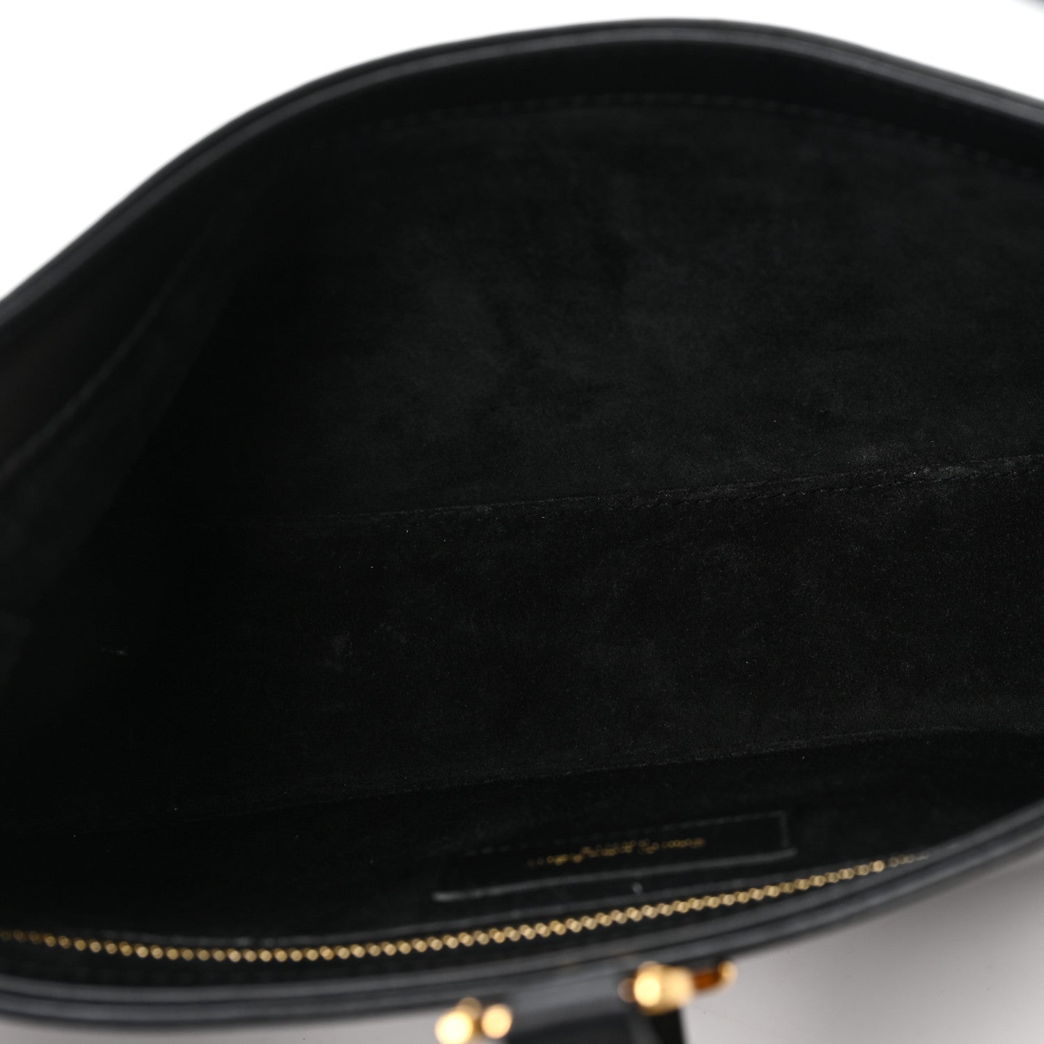 Saint Laurent Smooth Calfskin Le 5 A 7 Hobo Black 5 of 10